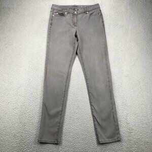 J MCLAUGHLIN Jeans‎ Womens Size 8 Slim Straight Leg Mid Rise Gray Wash Denim